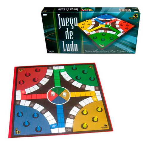 Ludo Bisonte Lujo Juego De Mesa Familiar 