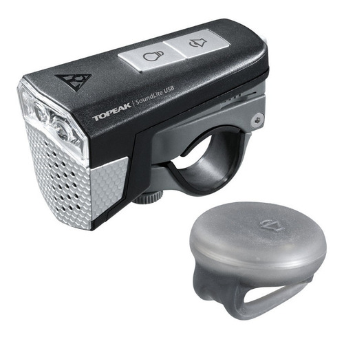 Bocina + Luz Bicicleta Topeak Recargable Usb Inalambrica 70l