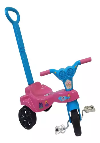 Triciclo Velotrol Infantil C/ Empurrador Motoca Carrinho