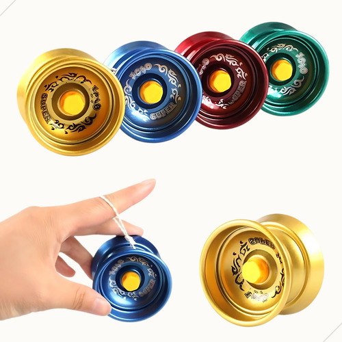 Ioio Yoyo Metal C/ Rolamento Profissional Cordinha Brinquedo