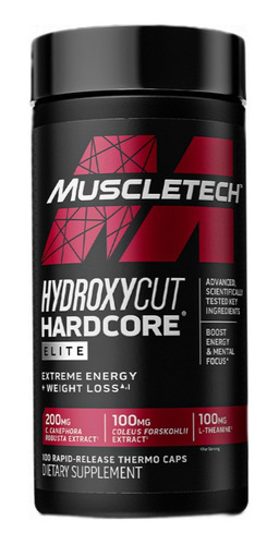 Hydroxycut Elite 100 Caps (formula Americana)¡envios Gratis!