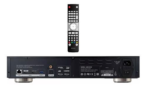 Imagen 2 de 3 de Reproductor Reavon Ubr-x100 Bluray 4k Multizona Dvd 220v