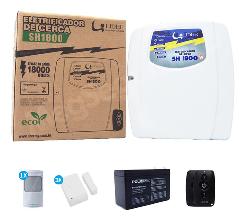 Central Choque Alarme Wifi Sens Prese 3 Mag 2 Control + Bat 