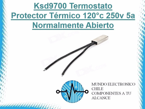Ksd9700 Termostato Protector Térmico 120°c 250v 5a Na