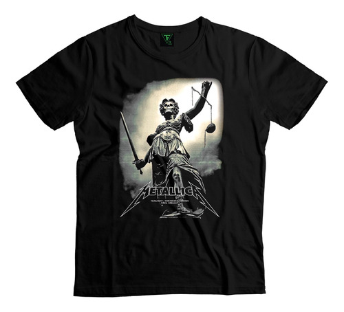 Polera Metallica Disco Inmortal And Justice For All Xxl Xxxl