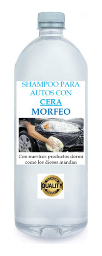 Shampoo Con Cera Para Autos Biodegradable Lavadero 1 Litro