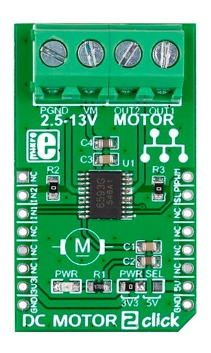 Dc Motor 2 Click Mikroe