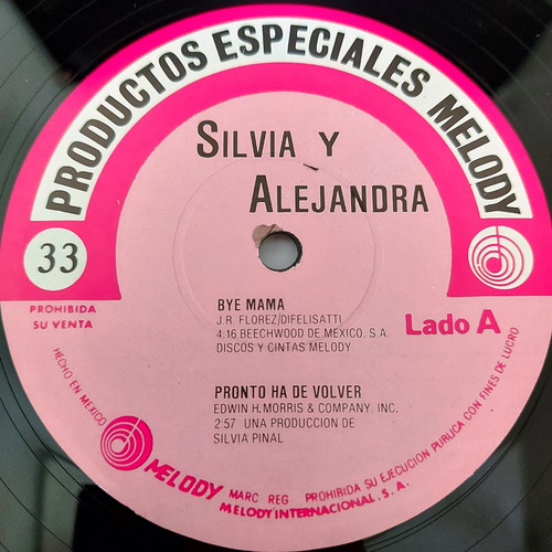 Silvia Pinal, Alejandra Guzman - Mame Bye Mama Poster Lp