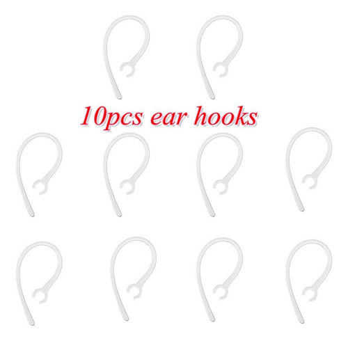 2x 10 Piezas Clip Inalámbrico Para Auriculares Con Gancho