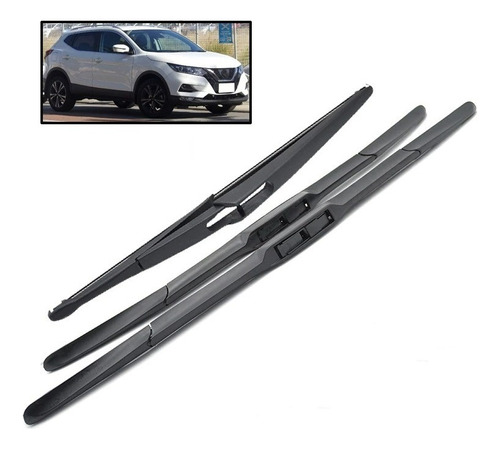 Plumillas (3) Limpia Parabrisas Nissan Qashqai 2013-2022