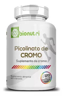 Picolinato De Cromo 60 Cápsulas 500mg