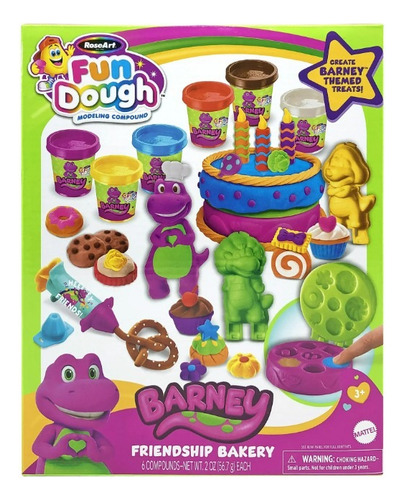 Barneys Set Plastilina Softee Dough Moldes Pasteleria / B Multicolor