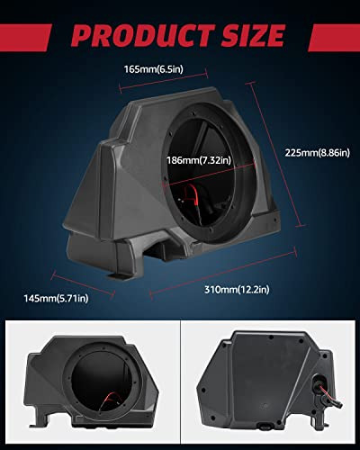 Carcasas De Altavoces Traseros A & Utv Pro Con Soporte Metál