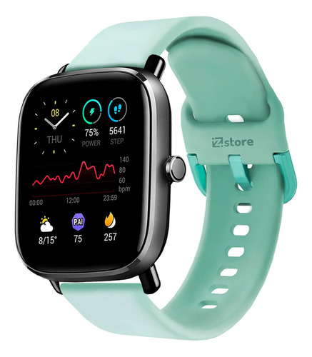 Correa Compatible Con Amazfit Gts2 Mini Verde Esmeralda Ev