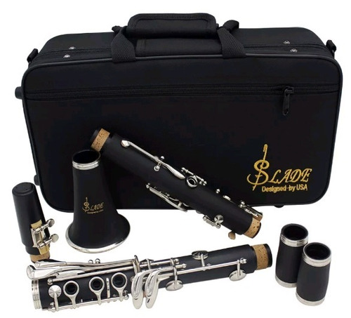 Clarinete Clarineta 17 Chaves Com Estojo Slade Ammoon Ccb