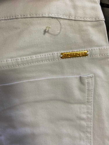 Calça Branca M. Officer Tamanho 36 Modelo Boot Cut