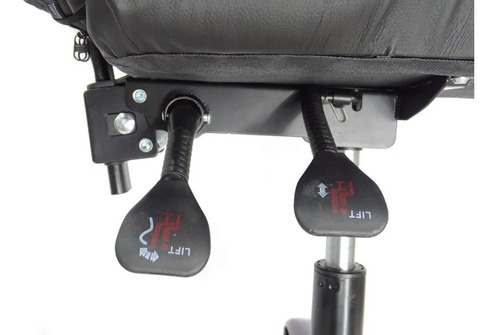 Imagen 8 de 10 de Silla Gamer Profesional Reclinable Natpro Azul / Roja