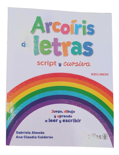 Arco Íris De Letras. Script Y Cursiva