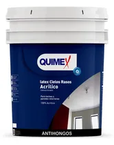 Comprar Latex Acrilico Interior Cielo Rasos 10 Litros Quimex Pintura