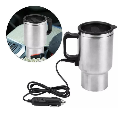 Vaso Tazón Mug Termo Eléctrico Calentador Auto 12v Café Te