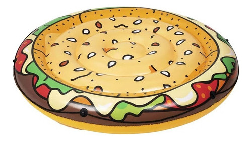 Colchoneta Inflable Hamburguesa Bestway Modelo 43250 Color Marrón claro