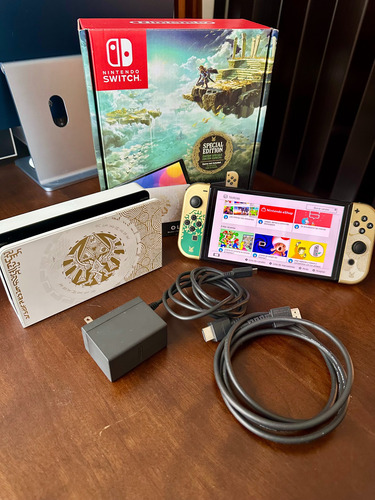 Consola Nintendo Switch Oled The Legend Of Zelda: Totk Dorado (Usado)