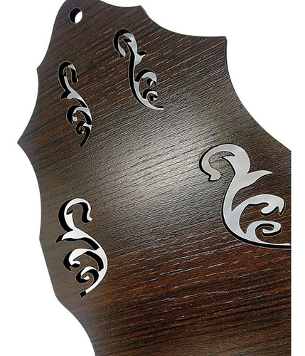 Altar de pared para imágenes de oratorio para santos de hasta 22 cm, color tabaco
