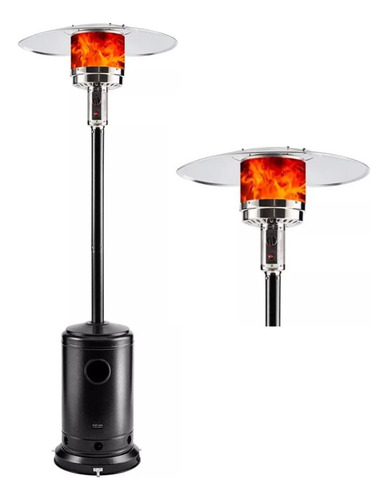 Aquecedor Chapéu Á Gás Preto Ambiente Externo Chamonix