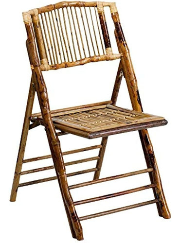 Flash Furniture American Champion Silla Plegable De Bambú