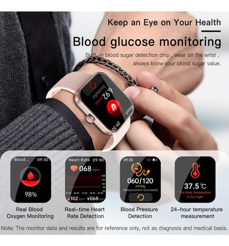 ' Reloj Inteligente De Glucosa En Sangre No Invasivo Nfc
