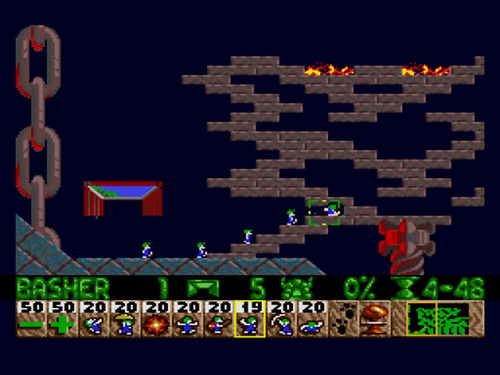 Cartucho Lemmings | 16 Bits Retro -mg-