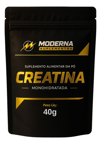 Creatina Monohidratada Moderna Suplementos 40g Envelope