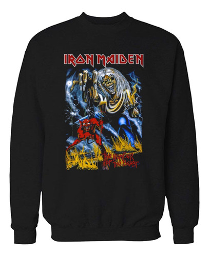 Buzo Iron Maiden The Nomber Of The Beast Memoestampados