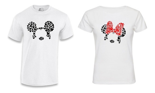 2 Playeras Para Pareja Mickey Minnie Collage ¡envio Gratis! | Envío gratis 2 Playeras Para Pareja Mickey Minnie Collage ¡envio Gratis! | Envío gratis
