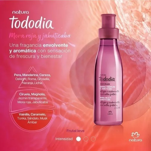 Body Splash/colonia Mora Roja Y Jabuticaba Natura