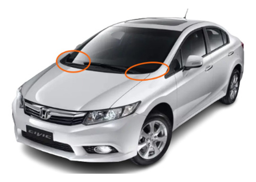 Grade Do Parabrisa Honda Civic G9 Par