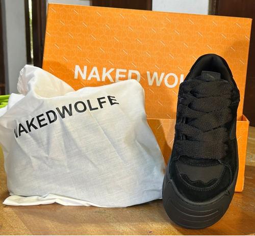  Zapatos De Goma De Mujer Marca Nakedwolfe Originales 