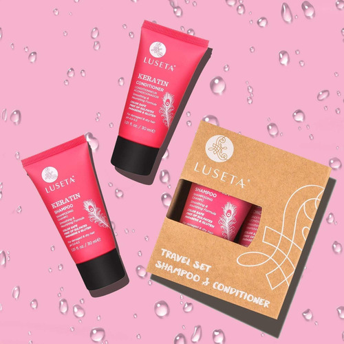 Kit Shampoo Luseta Keratin: Full E Tamanho Viagem