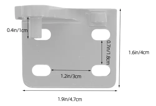2-Pack Refrigerator Door Hinges With 35mm Pivot – Metal Freezer Hinge Replacement Set, Adjustable, Durable For Fridge And Freezer Repair