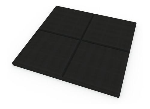 Placa Panel Acustico Absorbente Liso 500x500x50mm Basic