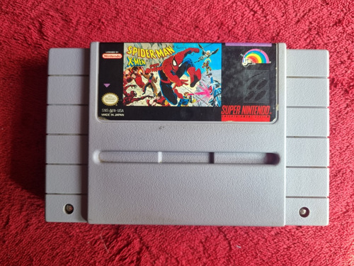 Spiderman X-men Arcades Revenge Snes Fisico Cartucho (Usado)