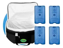Comprar Bolsa Termica Raju 30 Litros Preta + 4 Gelos Rígidos 500 Ml