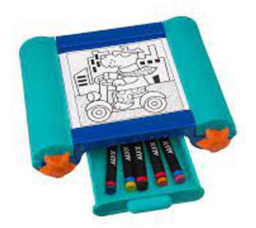 Brinquedo Colorir Alex Toy Crayola Color Scroller Giz Cera