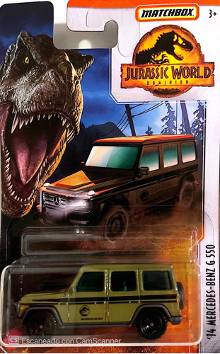 Carrito Matchbox Jurassic Worl