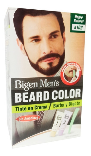 Bigen B102 Tinte Para Barba Y Bigote Negro Natural