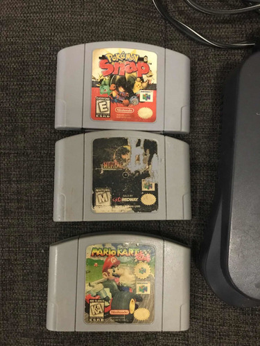 Nintendo 64 Con 3 Controles Y Juegos
