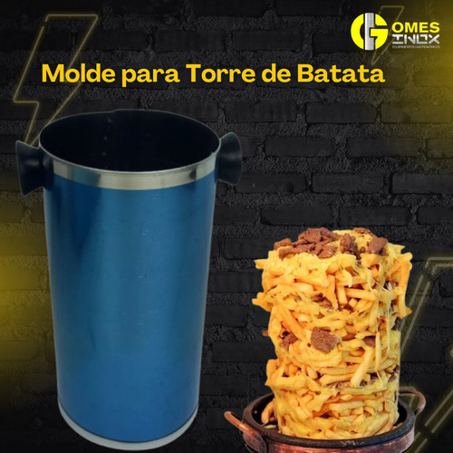 Pá Para Batata Frita E Molde Para Torre De Batata