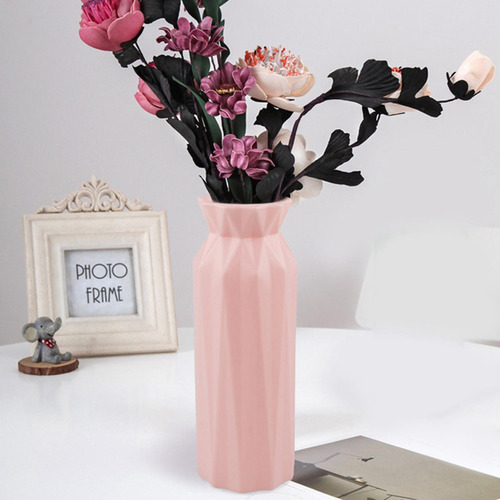 2x Flor De Plástico Jarrón Casero Sala De Brote Jarrones