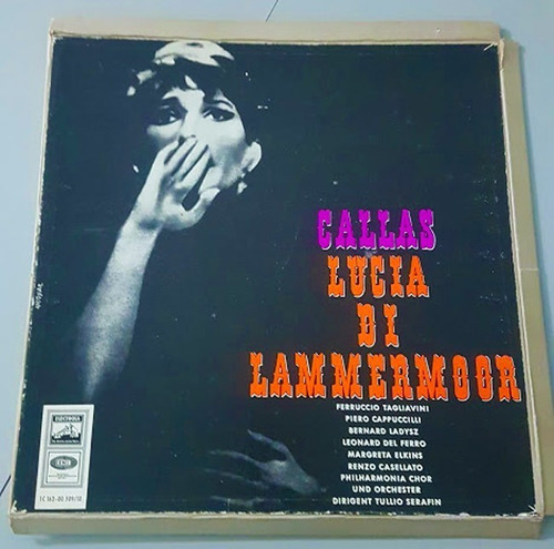 Maria Callas Donizetti Lammermoor 2lp + Programa Del Colon 