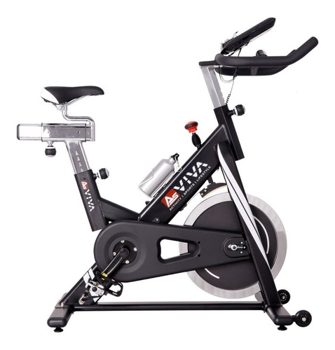 Bicicleta estática Asviva S14 para spinning color negro